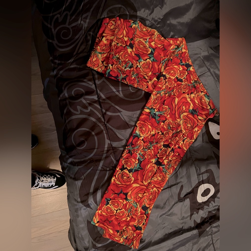 Lula Roe Floral TC Leggings - Excellent Used Condition